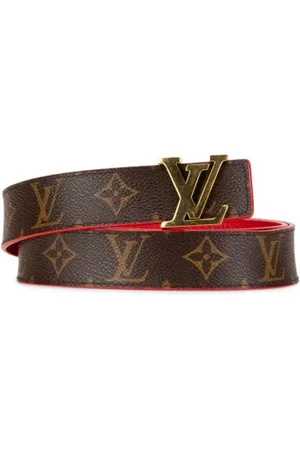 LOUIS VUITTON Pre-owned, Dame, Brun, ONE SIZE, Tyl, Pre-owned Canvas baelter