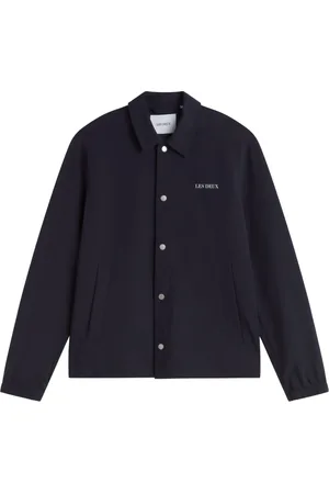 Les Deux Jakke, Herre, Blå, 2XL, Nylon, Marineblå Coach Jakke