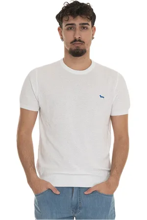 HARMONT&BLAINE Strik, Herre, Hvid, 2XL, T-shirt