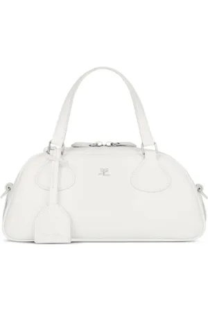 Courrèges Taske, Dame, Hvid, ONE SIZE, Uld, Skuldertaske