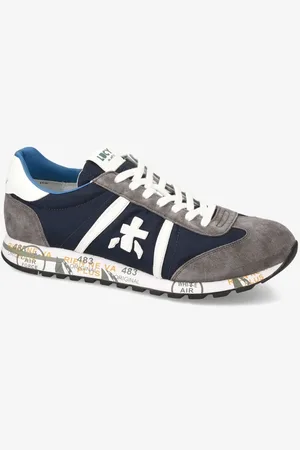 Premiata Sko, Herre, Blå, 43 EU, Uld, Stilfulde Sko Lucy Kollektion