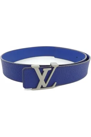 LOUIS VUITTON Pre-owned, Herre, Blå, ONE SIZE, Læder, Pre-owned Laeder baelter