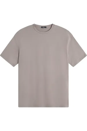 HERNO Top, Herre, Grå, XL, Bomuld, Luksus Basic T-shirt til Mænd