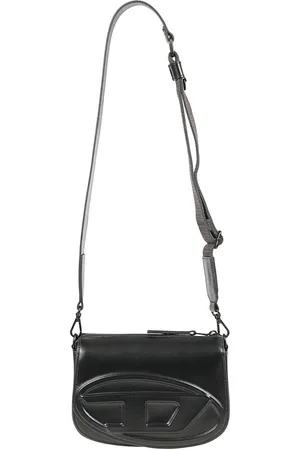 Diesel Taske, Dame, Sort, ONE SIZE, Uld, Oval D Kamerataske Crossbody Skulder