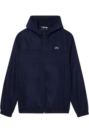 Lacoste Jakke, Herre, Blå, 3XL, Polyester, Diamant Taffeta Letvægtsjakke