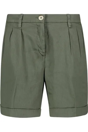 RE-HASH Shorts, Dame, Grøn, W30, Bomuld, Dame Bermuda Shorts