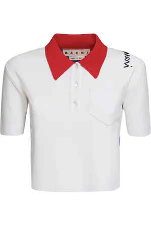 Marni Top, Dame, Flerfarvet, S, Polo Neck Sweater