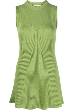 Jil Sander Top, Dame, Grøn, S, A-Line Top Moss