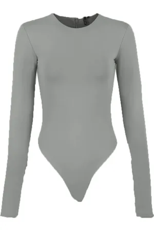 Entire Studios Top, Dame, Grå, 2XS, Bomuld, Rhino Bodysuit
