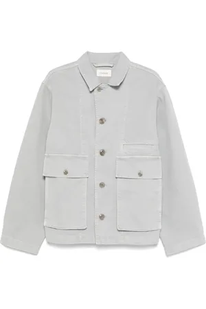 LEMAIRE Jakke, Herre, Blå, L, Bomuld, Snowy Grey Box Jakke