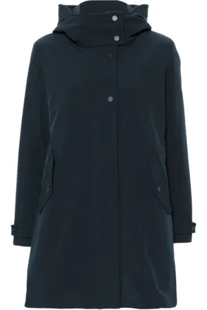 Woolrich Frakke, Dame, Blå, M, Uld, Tech Softshell Aftagelig Jakke