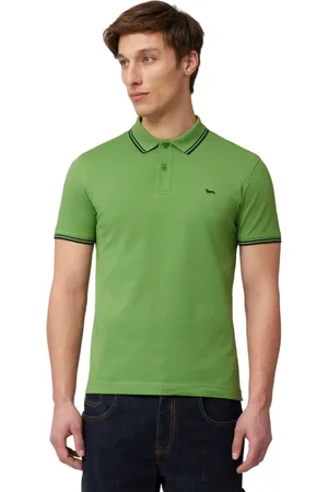 HARMONT&BLAINE Top, Herre, Grøn, L, Bomuld, Grøn