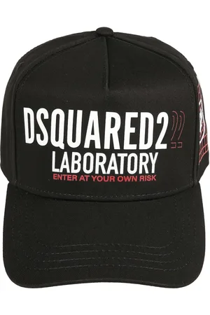 Dsquared2 Tilbehør, Herre, Sort, ONE SIZE, Uld, Stilfuld Hat til Mænd og Kvinder