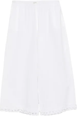 By Malene Birger Bukser, Dame, Hvid, M, Bløde hvide bukser