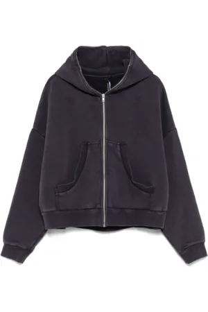 Entire Studios Sweathshirts & Hoodies, Herre, Lilla, M, Bomuld, Eternal Zip Ink Sweatshirt