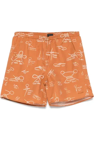 Filson Badetøj, Herre, Brun, M, Uld, Bourbon Oxbow Lake Trunks