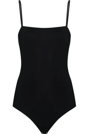 Jil Sander Top, Dame, Sort, M, Polyester, Slimming Body Straps