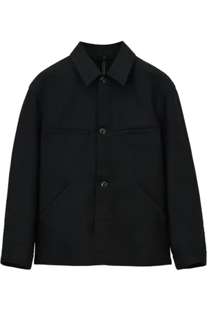 LEMAIRE Jakke, Herre, Sort, L, Sort Workwear Jakke med Snoet Ærme