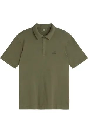 C.P. Company Top, Herre, Grøn, XL, Bomuld, Moderne Polo Skjorte