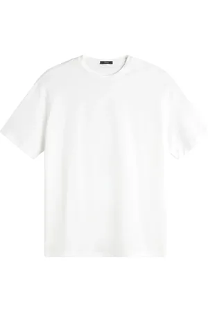 HERNO Top, Herre, Hvid, M, Luksus Stræk T-shirt