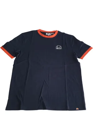Ellesse Top, Herre, Blå, L, Bomuld, Blå Logo T-shirt Opfrisker Dit Look