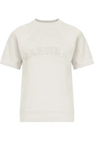 Maison Margiela Top, Dame, , L, Uld, Creme Sweaters til Stilfuldt Look