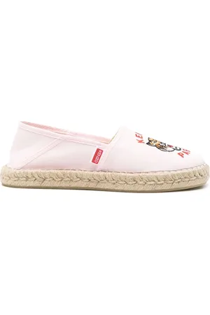 Kenzo Sko, Dame, Lyserød, 37 EU, Bomuld, Rosa Slip-On Espadriller