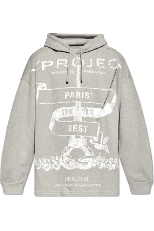 Y / PROJECT Sweathshirts & Hoodies, Herre, Grå, L, Sweatshirts & Hoodies