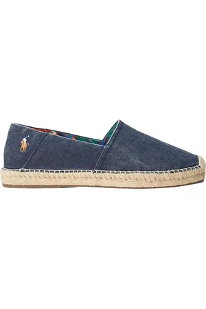 Ralph Lauren Sko, Herre, Blå, 44 EU, Uld, Stilfulde espadriller til sommeroutfits