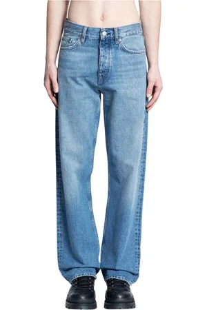 Sunflower Jeans, Herre, Blå, W34, Denim, Vintage Bluewashed Denim Jeans Loose Fit