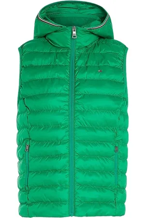 Tommy Hilfiger Jakke, Dame, Grøn, 2XS, Uld, Stilfulde Jakker Samling