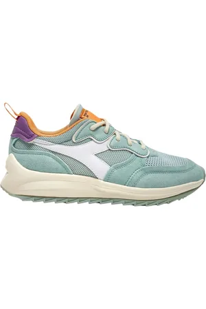 Diadora Sko, Dame, Blå, 39 EU, Suede, Sporty Suede/Mesh Sneakers i Blå