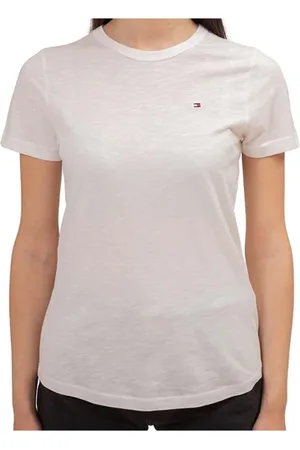Tommy Hilfiger Top, Dame, Hvid, L, Uld, Stilfulde Sweaters Kollektion