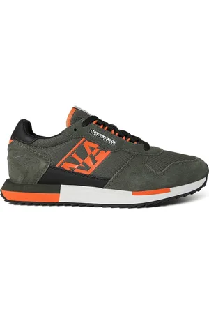 Napapijri Sko, Herre, Grøn, 45 EU, Polyester, Grøn Ruskind/Ripstop Virtus Sneaker