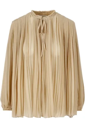 Chloé Bluser & Skjorter, Dame, Brun, 2XS, Bygbrun Bluse til Kvinder