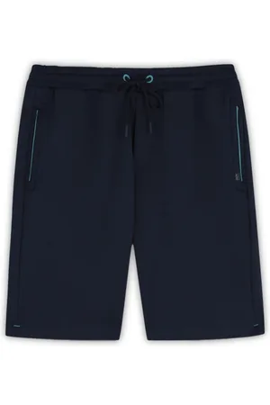 Paul & Shark Shorts, Herre, Blå, L, Bomuld, Fleece Bomuld Sports Bermuda Shorts