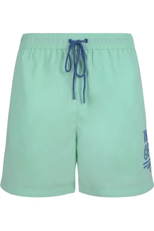 Tommy Hilfiger Badetøj, Herre, Grøn, 2XL, Polyester, Lysgrønne badeshorts med netforing