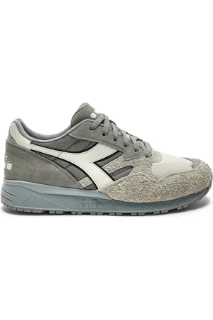 Diadora Sko, Dame, Grå, 36 EU, Sporty Casual Sneakers Grå Ruskind