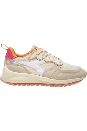 Diadora Sko, Dame, Lyserød, 37 EU, Suede, Sporty Suede Mesh Sneaker i