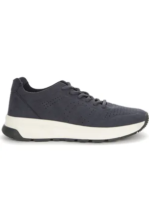 Grunberg Sko, Herre, Blå, 46 EU, Blå Lukkede Sneakers til Mænd
