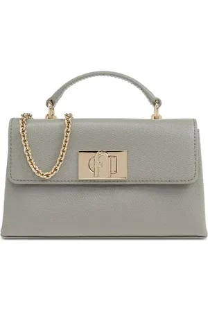 Furla Taske, Dame, Grøn, ONE SIZE, Læder, Grøn Mini Crossbody Taske