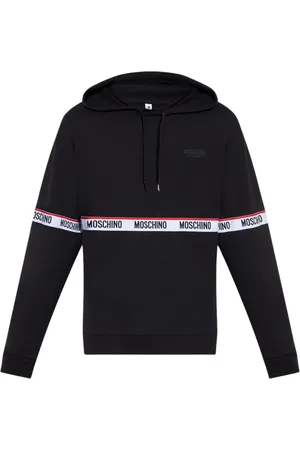 Moschino Sweathshirts & Hoodies, Herre, Sort, S, Bomuld, Sort Bomuldshættetrøje Underbear Pe24