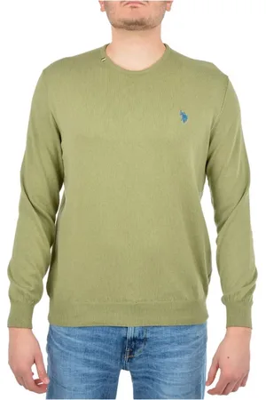 U.S. Polo Assn. Sweathshirts & Hoodies, Herre, Grøn, 2XL, Bomuld, Grøn Crewneck Sweater Burt