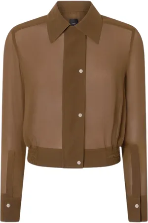 Pinko Bluser & Skjorter, Dame, Grøn, 2XS, Yderstof: 100%Pl