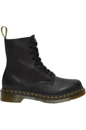 Dr. Martens Sko, Dame, Sort, 43 EU, Læder, Ikonisk 8-hullers støvle i sort læder
