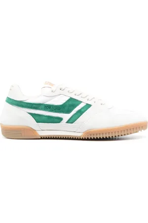 Tom Ford Sko, Herre, Hvid, 39 1/2 EU, Uld, Stilfulde Sneakers