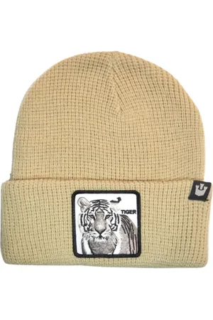 Goorin Bros. Tilbehør, Dame, , ONE SIZE, Uld, Animal Farm Beanie Hat med Front Patch