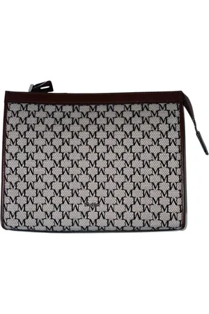 Max Mara Taske, Dame, Brun, ONE SIZE, Bomuld, Flad Kuvert Taske Sort Bomuld Læder