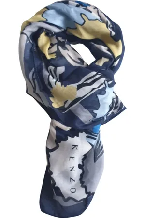 Kenzo Tilbehør, Dame, Flerfarvet, ONE SIZE, Multifarvet Pashmina Stole Modal Blanding
