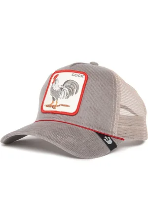 Goorin Bros. Tilbehør, Dame, Grå, ONE SIZE, Bomuld, Animal Farm Trucker Cap Hvid Unisex